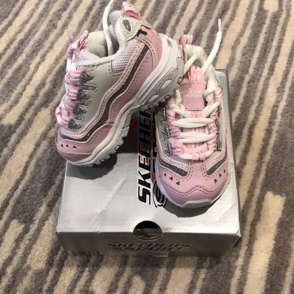 Baby girl SZ 3 Skechers sneakers